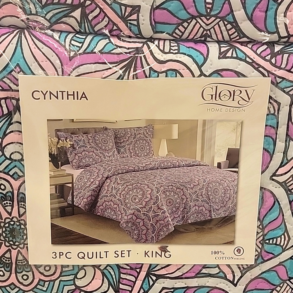 3pc quilt set king